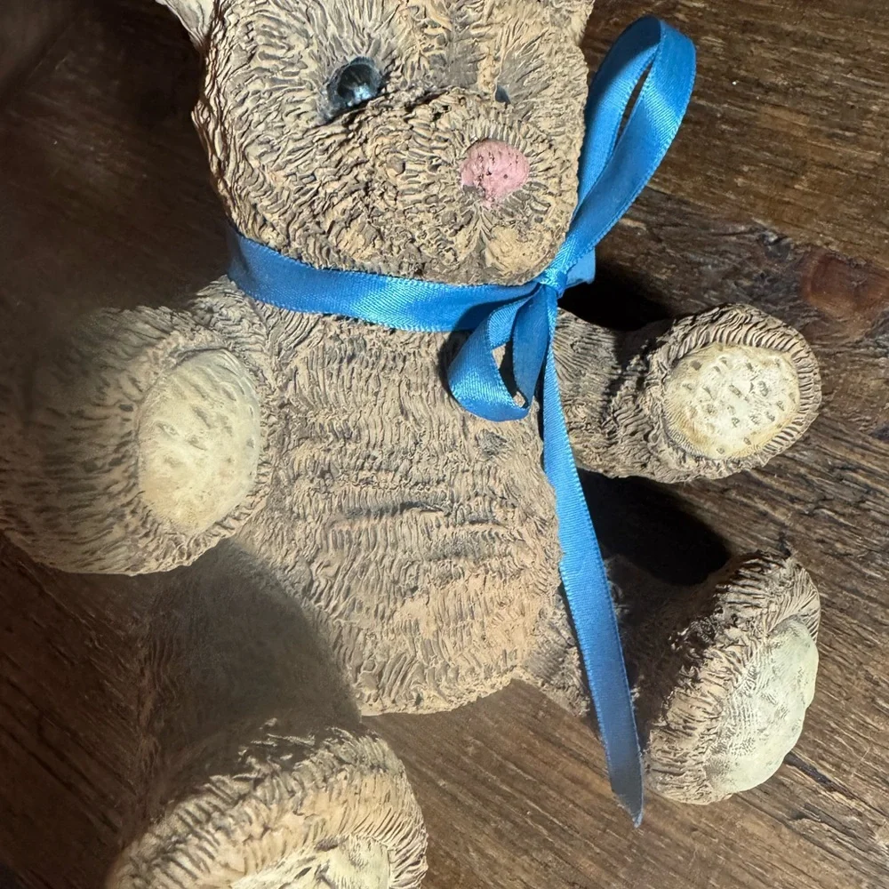 Vintage Brown Teddy Bear Figurine Set - Picture 7 of 15